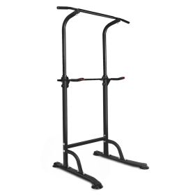 Power Tower Dip Station Adjustable Height Heavy Duty Multi-Function Fitness Training Equipment
