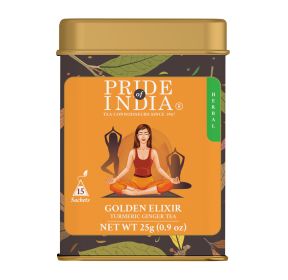 Golden Elixir (Turmeric Ginger Tea) 6 Pack (90 Tea Bags) 90ct