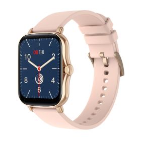 Smart Watch Heart Rate Sleep Monitoring Sports Bracelet (Color: Gold)